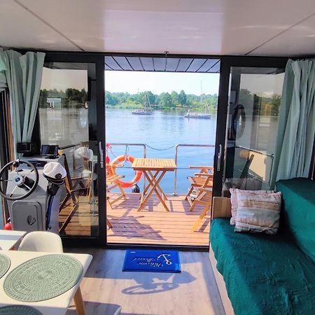 Ferienwohnung Houseboat Water Boy Apartament Plywajacy Dom Na Wodzie Lodz Breslau Exterior foto