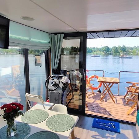 Ferienwohnung Houseboat Water Boy Apartament Plywajacy Dom Na Wodzie Lodz Breslau Exterior foto