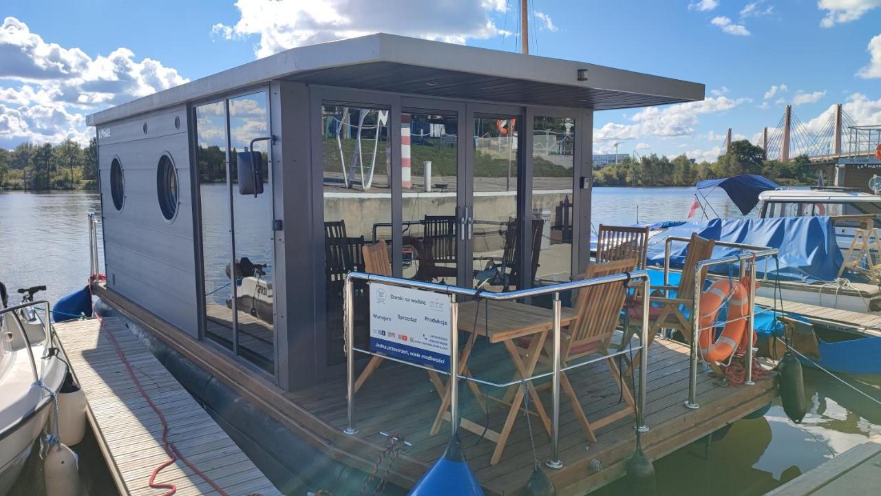 Ferienwohnung Houseboat Water Boy Apartament Plywajacy Dom Na Wodzie Lodz Breslau Exterior foto